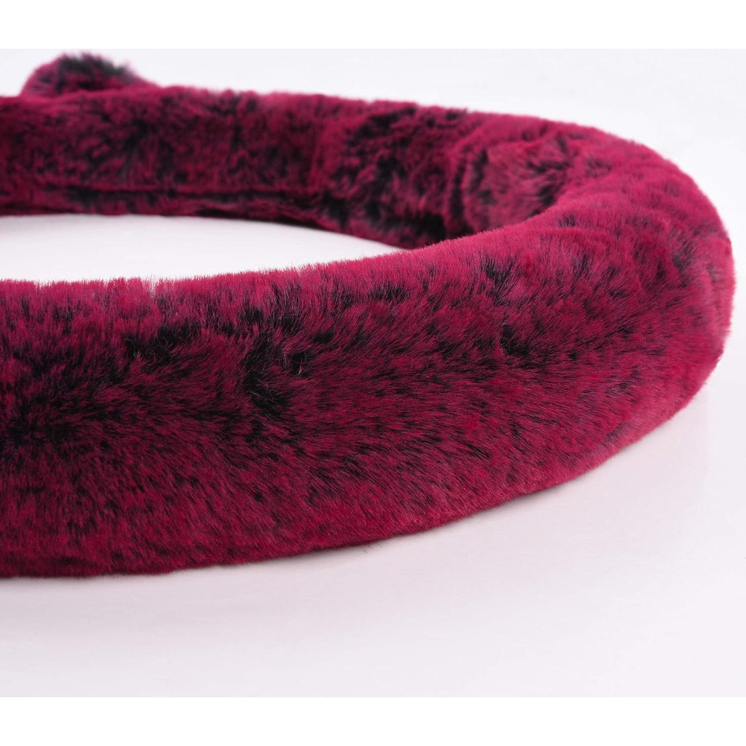 Cubierta de Volante de Peluche FH Group Koala Burdeos Universal