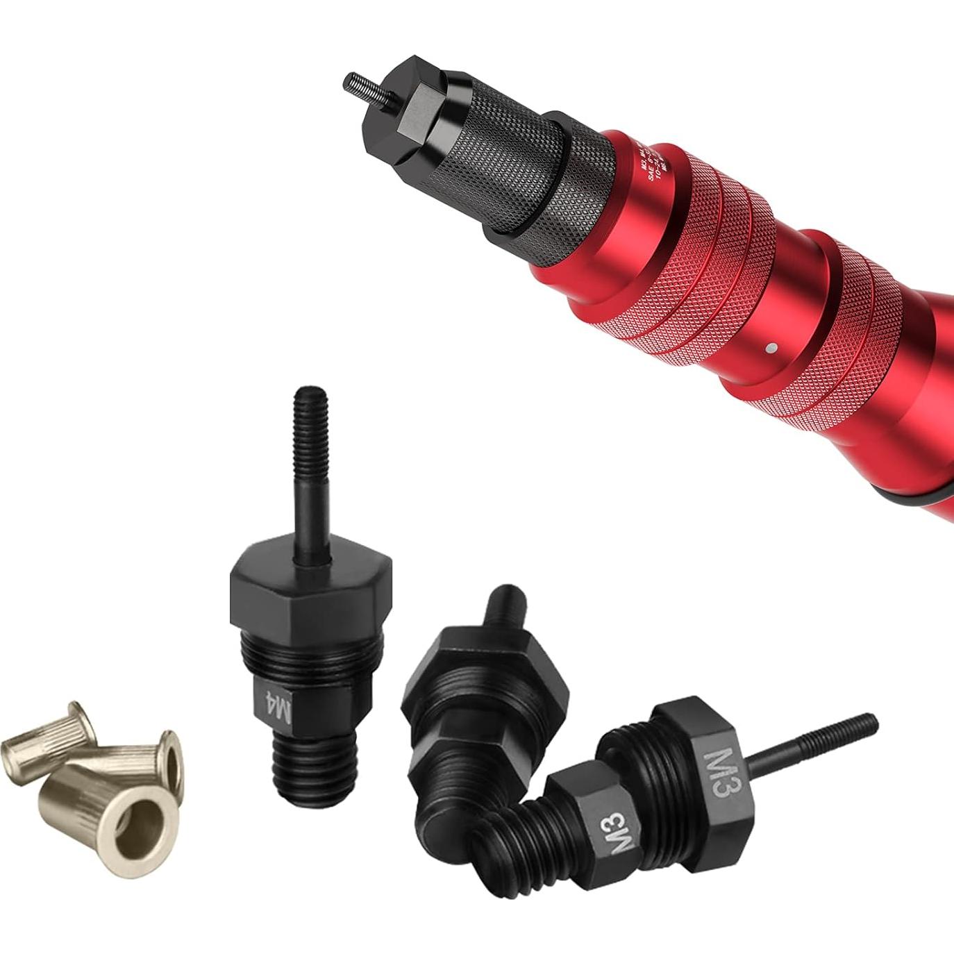 Beaspire Taladro Inalámbrico de Remaches M3 M4 M5 - 3 Piezas