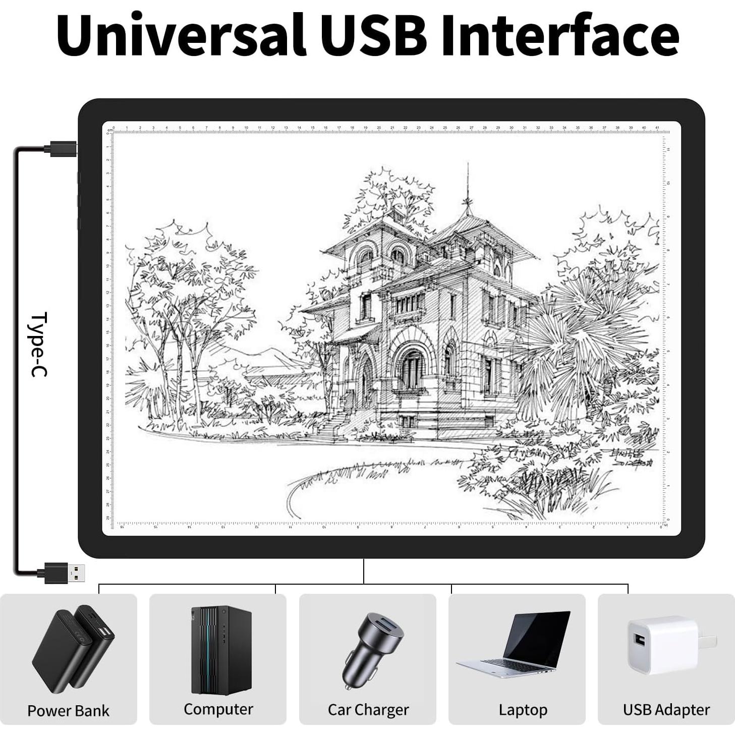 Tablero de Luz A3 TSOCOS con 6000 Lux y 3 Colores