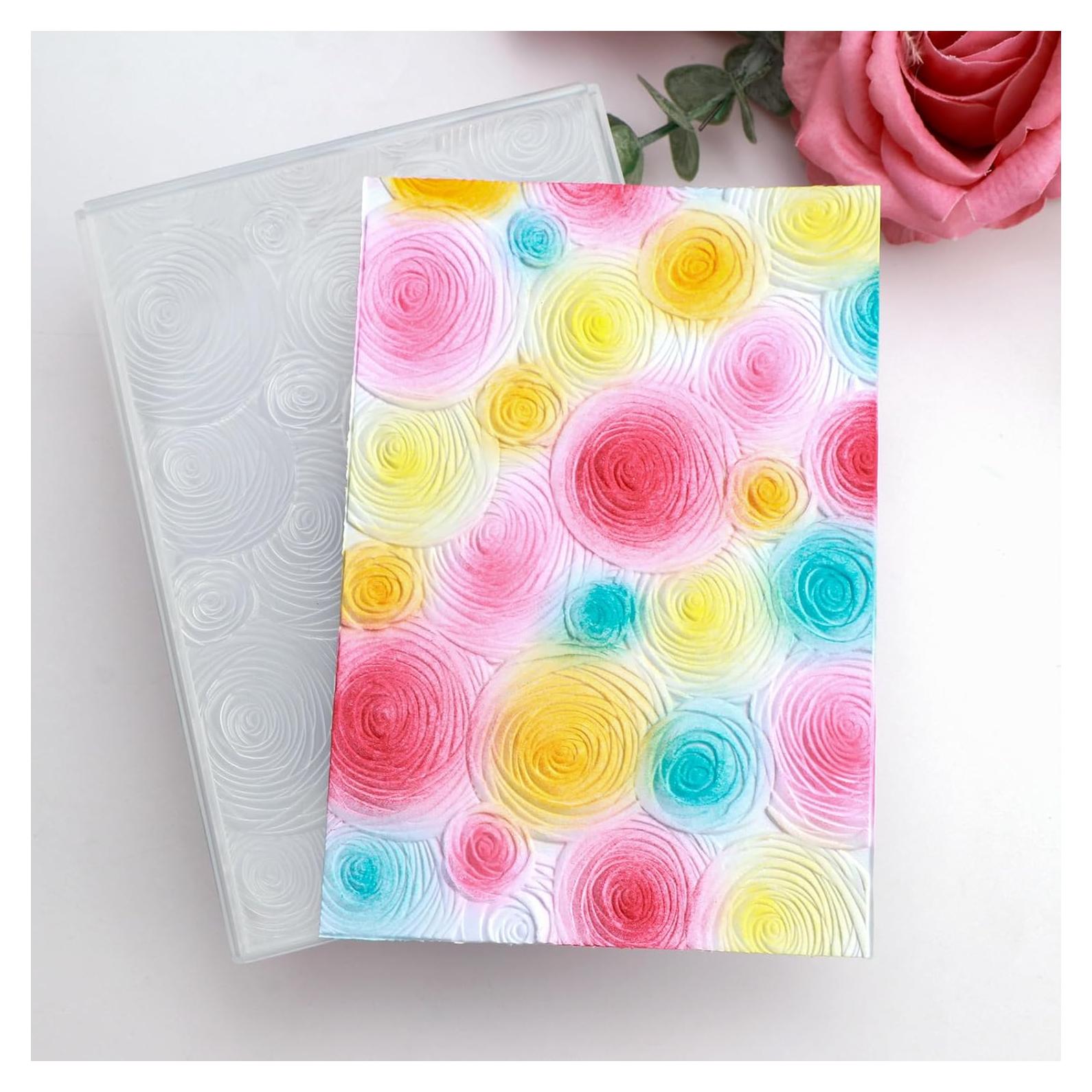Carpeta de Relieve 3D BAOFALI para Scrapbooking 16x11.5cm