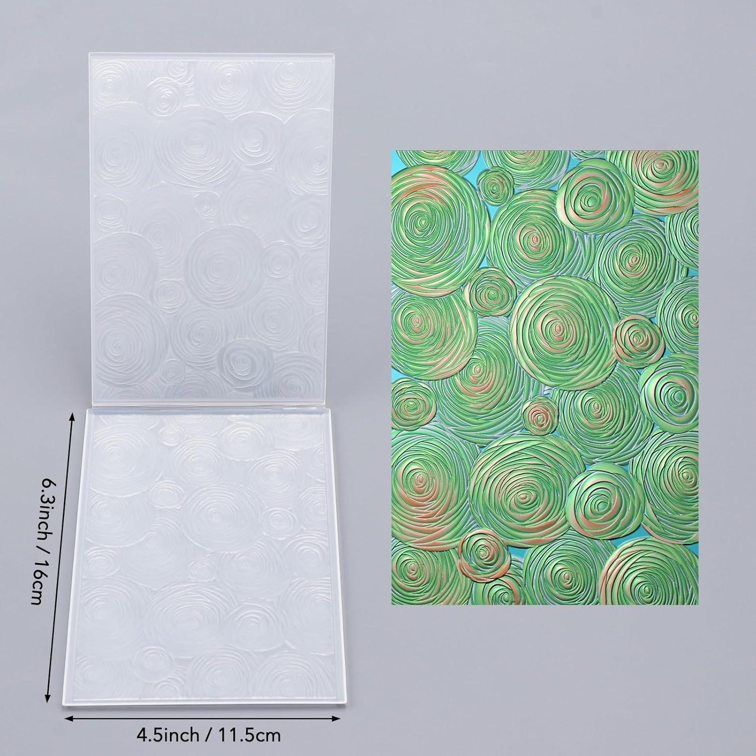 Carpeta de Relieve 3D BAOFALI para Scrapbooking 16x11.5cm