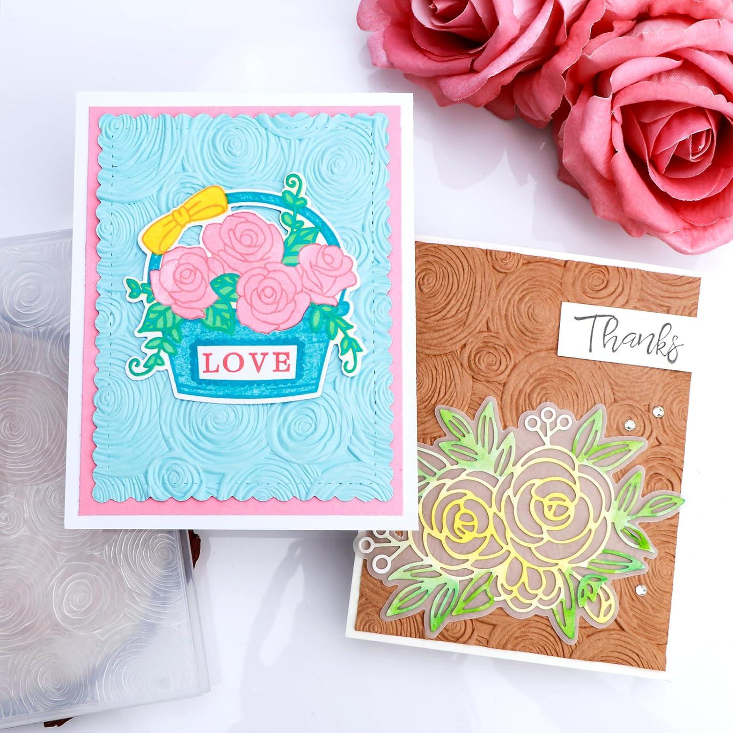 Carpeta de Relieve 3D BAOFALI para Scrapbooking 16x11.5cm