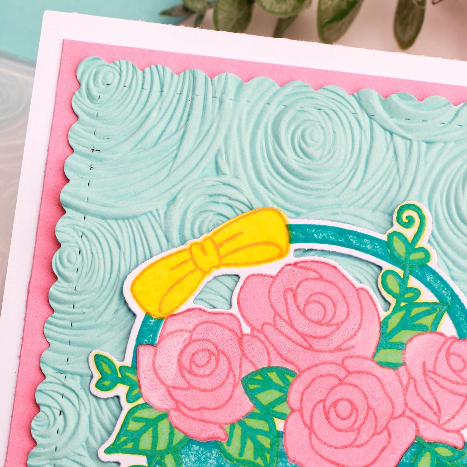 Carpeta de Relieve 3D BAOFALI para Scrapbooking 16x11.5cm