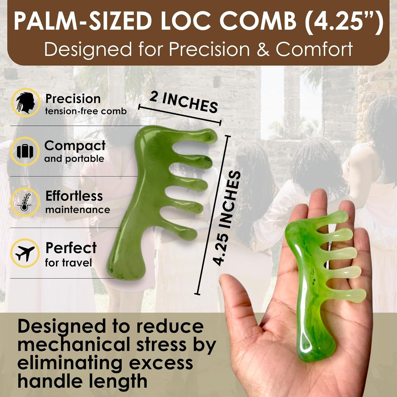 Peine Loc NVLX LABS - Masajeador Cuero Cabelludo 10.16 cm