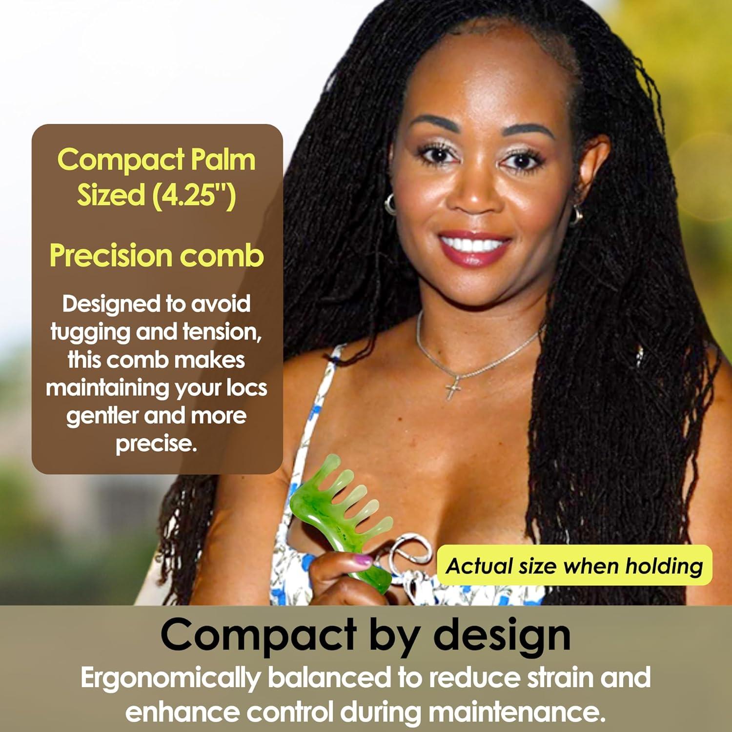 Peine Loc NVLX LABS - Masajeador Cuero Cabelludo 10.16 cm