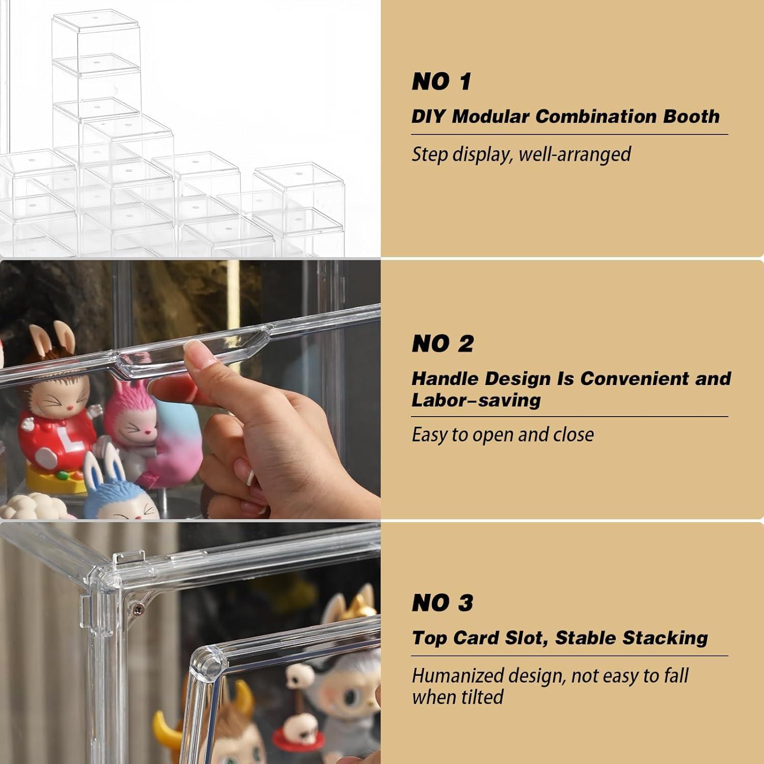 Caja de Exhibición Acrílica GUDEMAY con Puerta Magnética 35.6x22.1cm