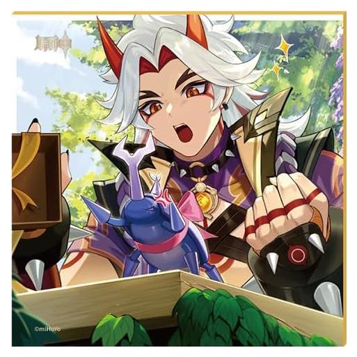 Póster Genshin Impact Arataki Itto 2023 15x15 cm