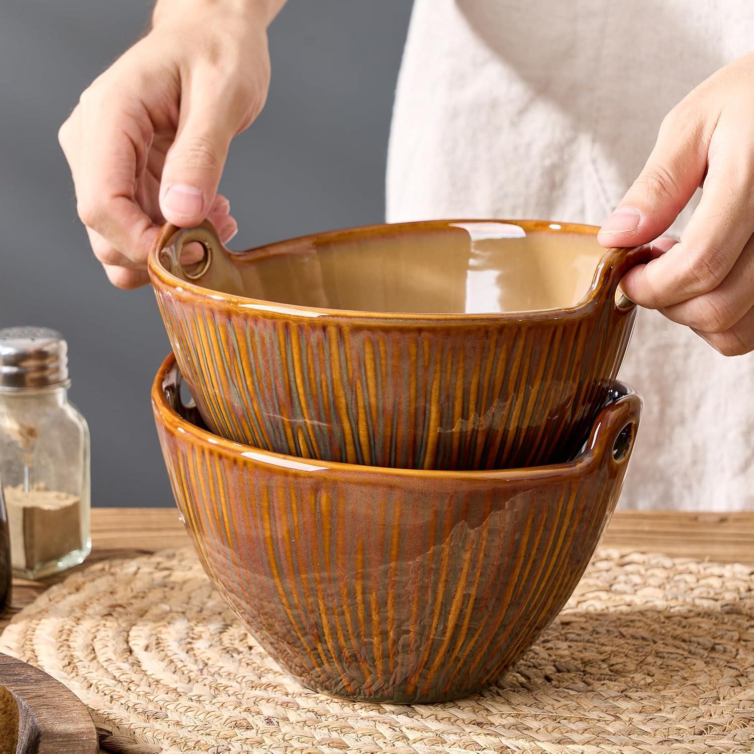 Juego de 2 tazones de ramen JH JIEMEI HOME 17.78 cm con palillos