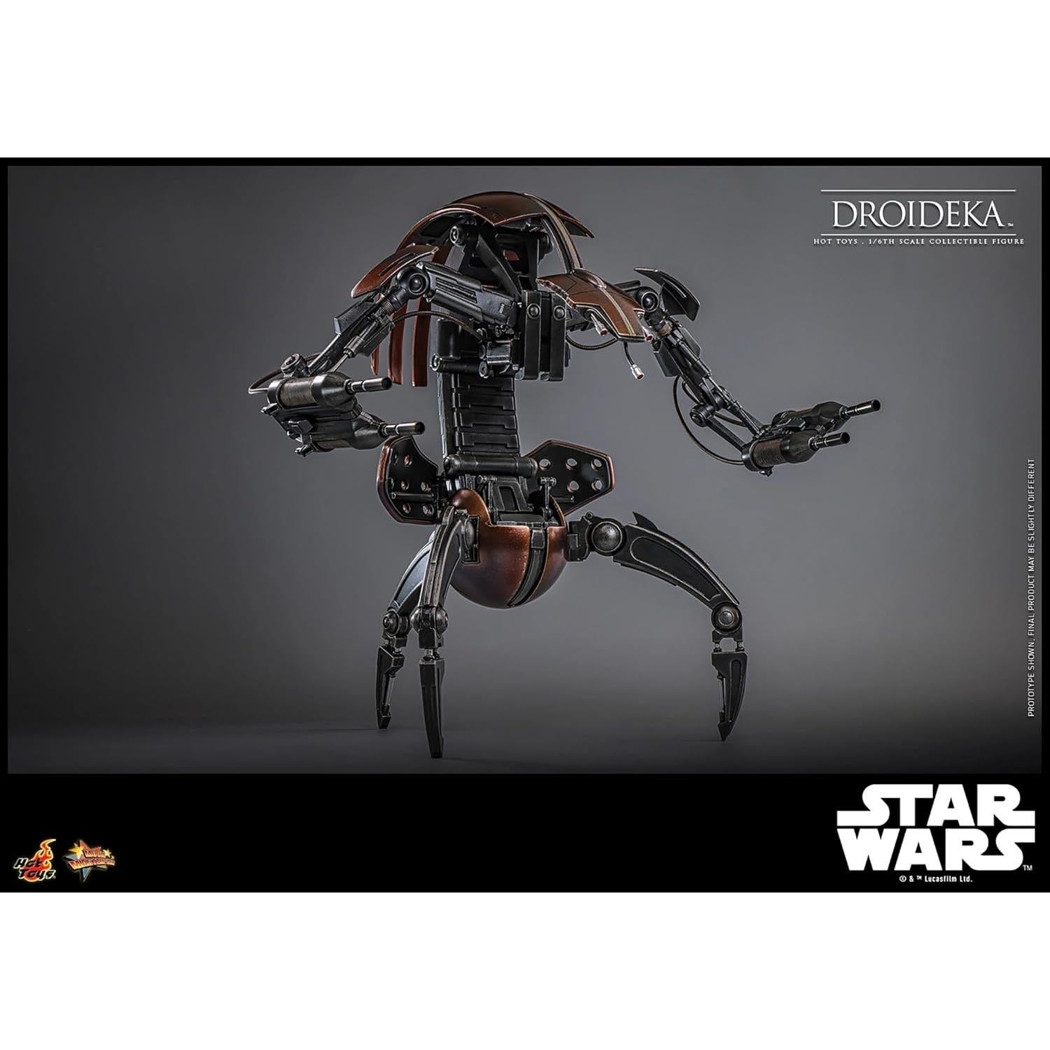 Figura Coleccionable Droideka Hot Toys 1/6 Star Wars 25 Aniversario