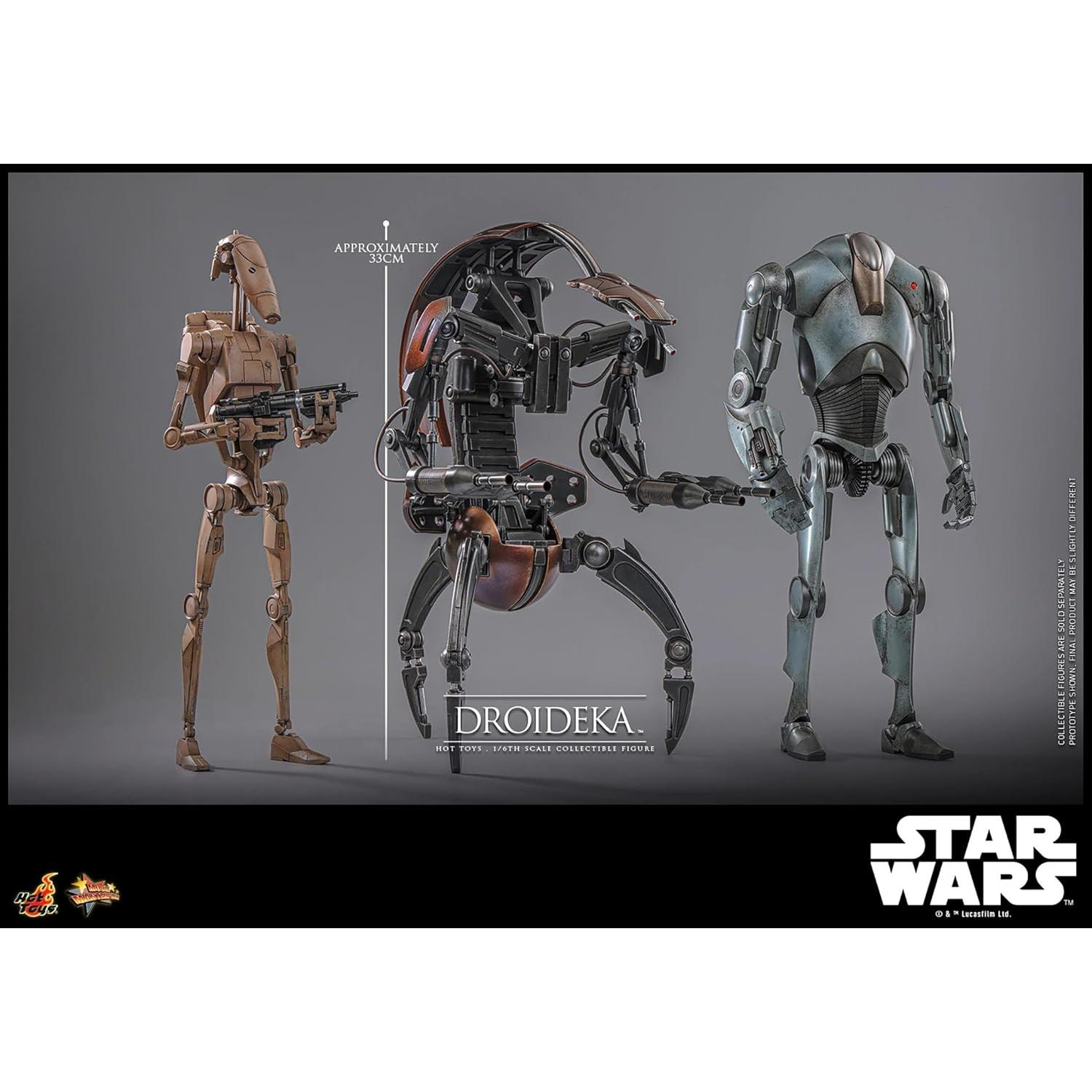 Figura Coleccionable Droideka Hot Toys 1/6 Star Wars 25 Aniversario