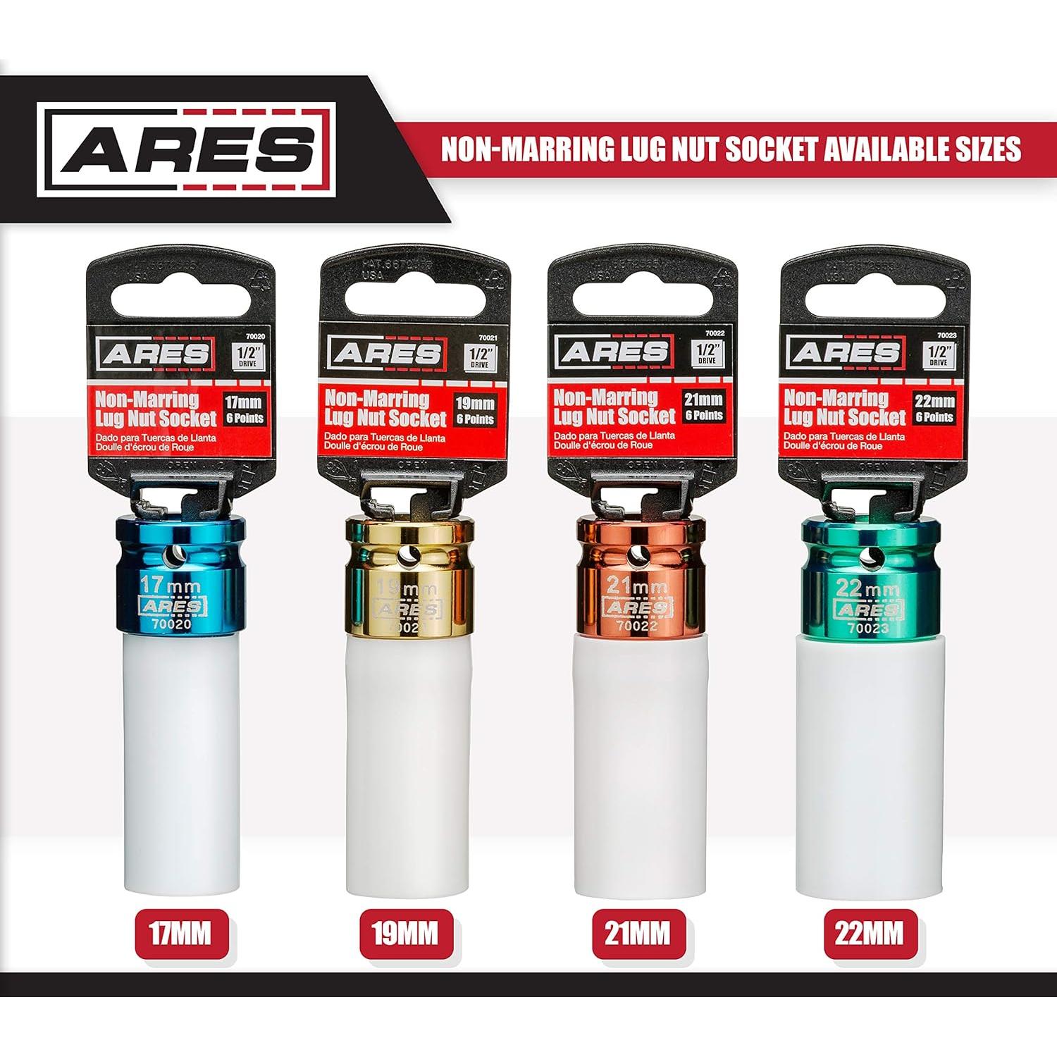 Socket de Tuerca de Llantas ARES 19MM 1/2" Sin Rayones