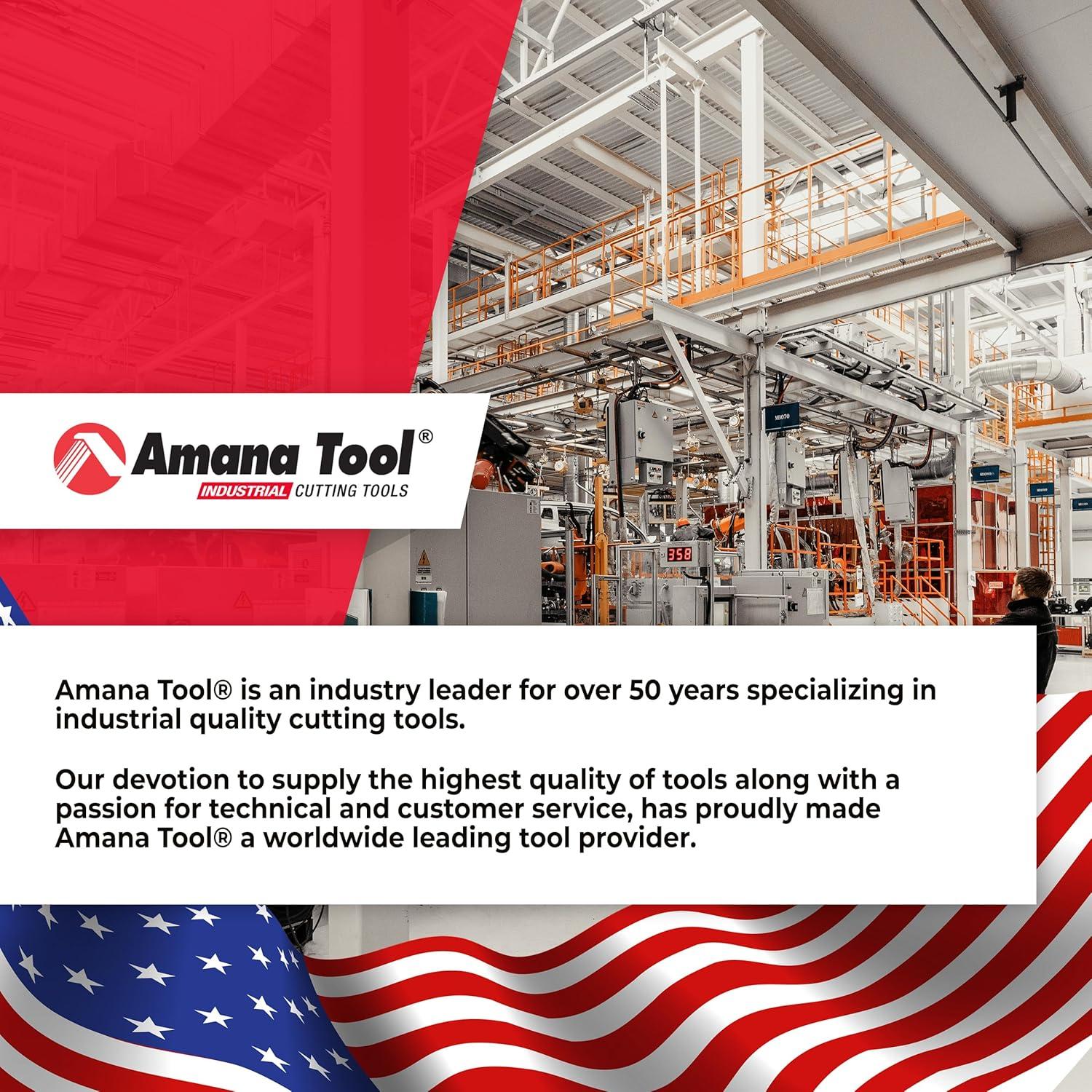 Broca de Avellanado Amana Tool 82° 1/2" x 3/16" HSS