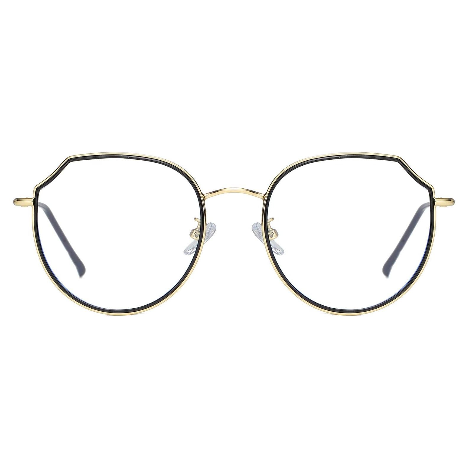 Gafas de Luz Azul DUCO W014 Unisex Negro Dorado