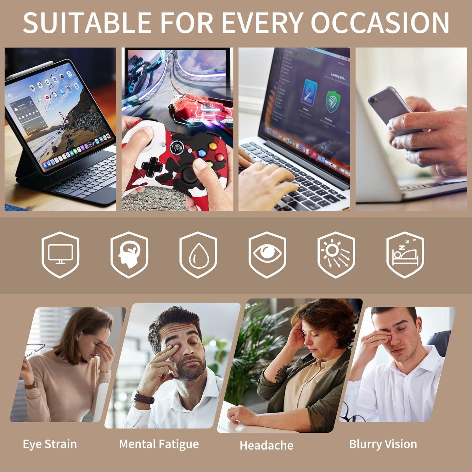 Gafas bloqueadoras de luz azul AVDLAB modelo AB3302 Negro