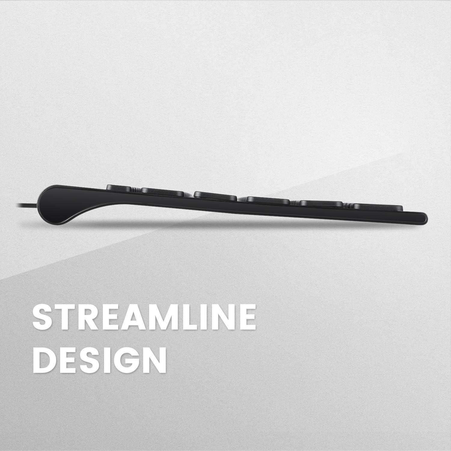 Teclado Mini Perixx PERIBOARD-429 Retroiluminado USB