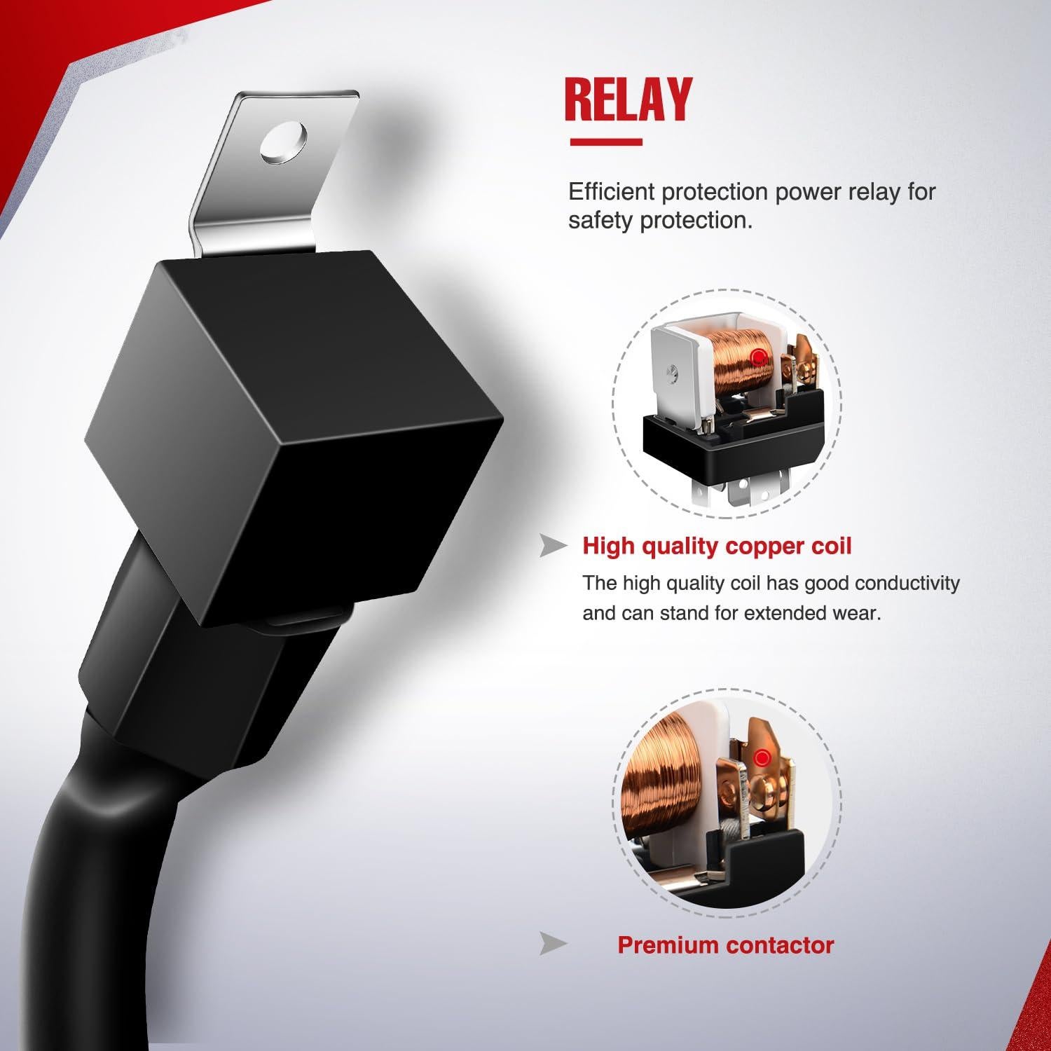 Kit de Cableado Nilight para Luces LED 12V 180W con Interruptor