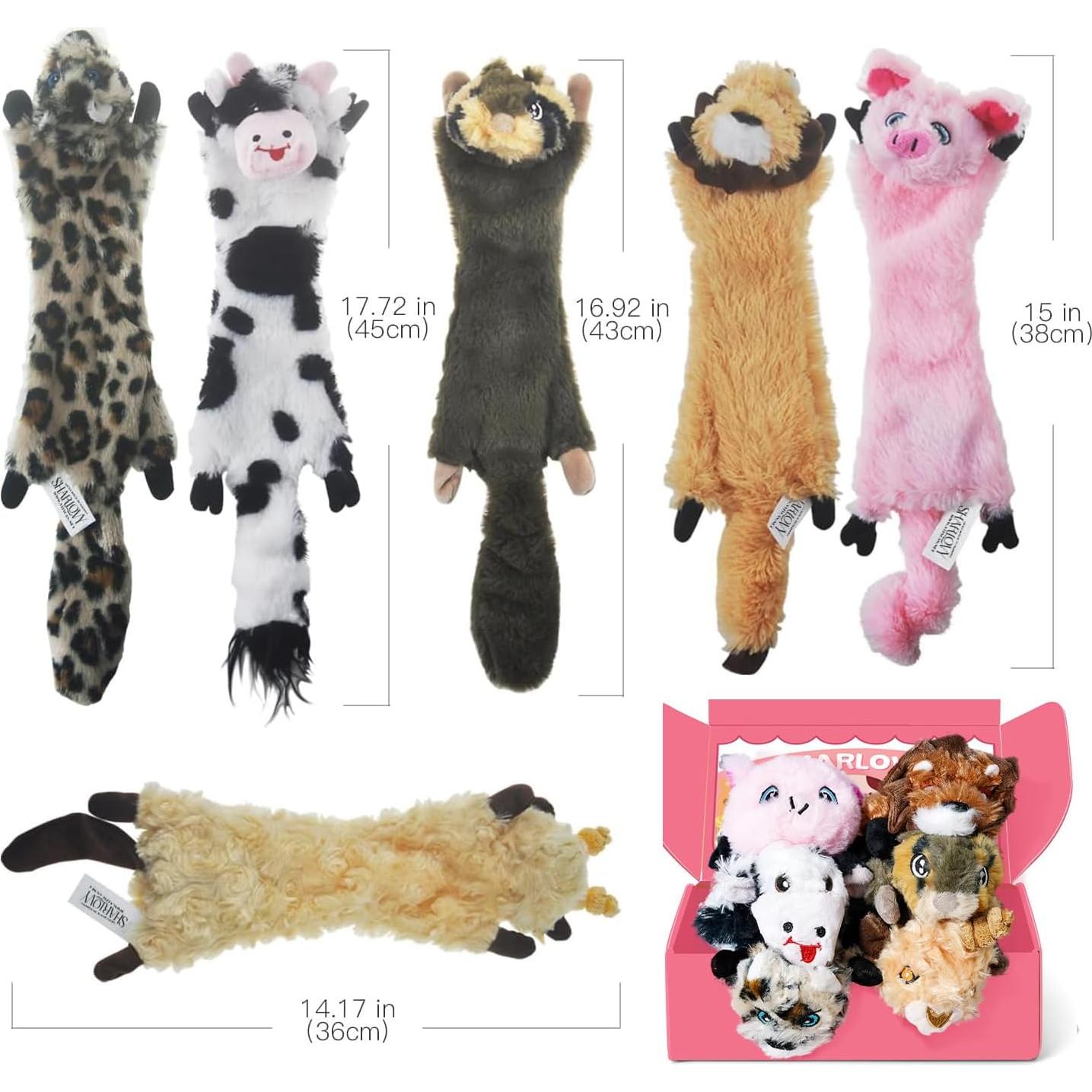Juguetes para Perros SHARLOVY Paquete de 6 Sin Relleno