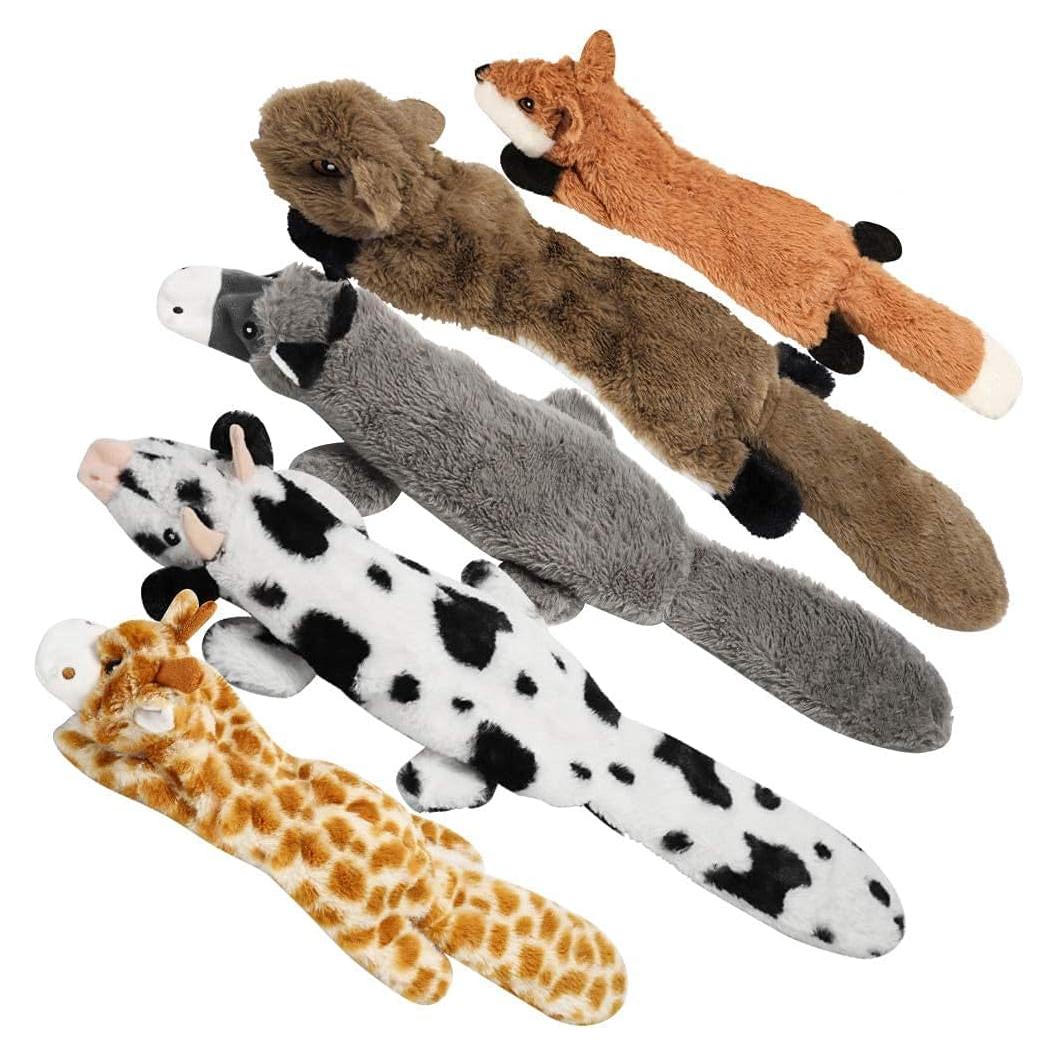 Juguetes Squeaky para Perros Nocciola - 5 Pcs Sin Relleno
