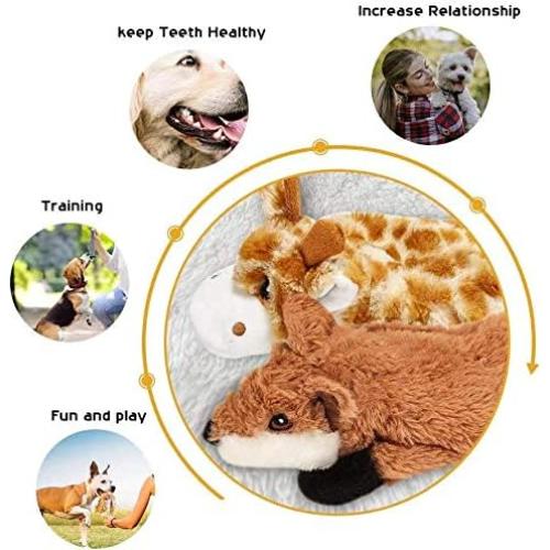 Juguetes Squeaky para Perros Nocciola - 5 Pcs Sin Relleno