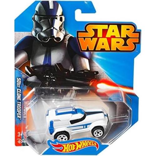 Coche Hot Wheels Star Wars Soldado Clon 501st a Escala 1:64