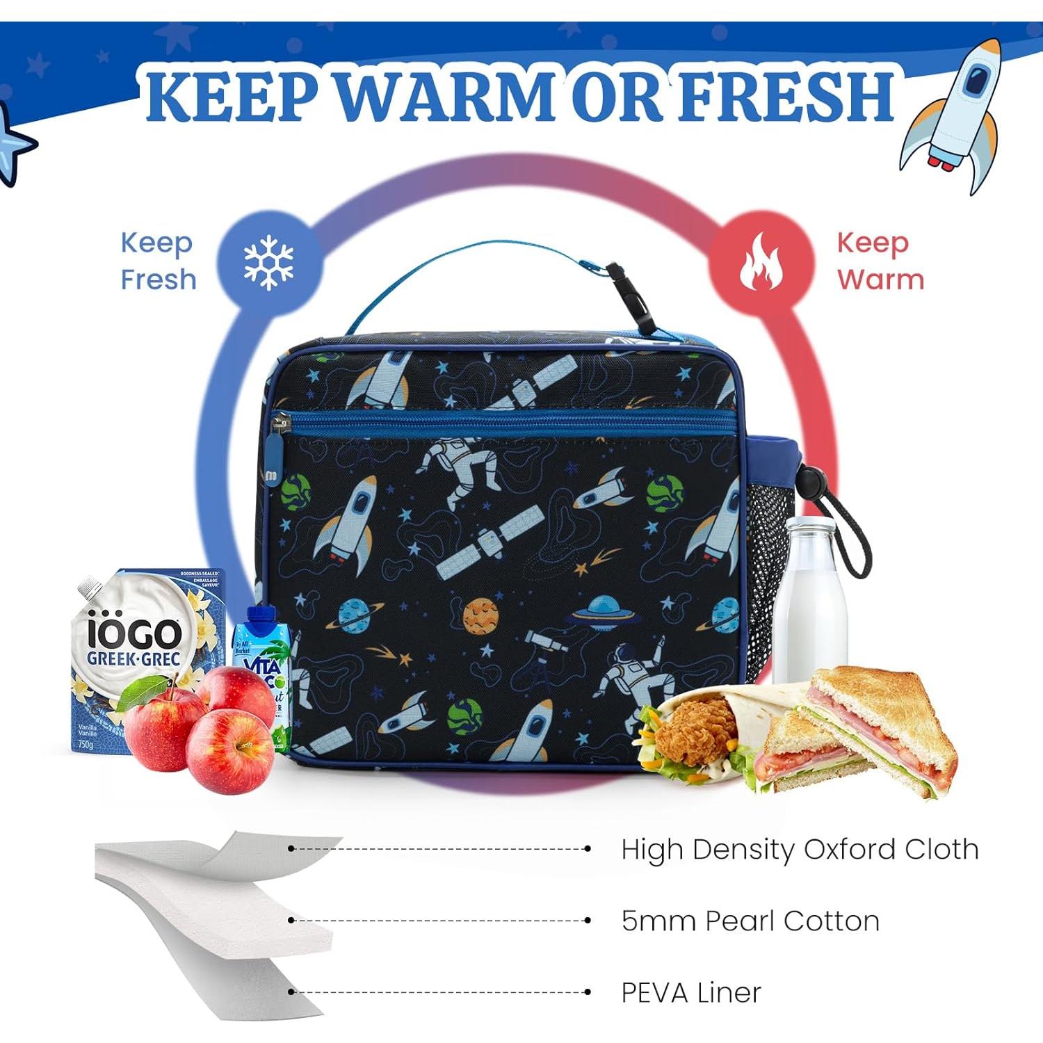 Bolsa de Almuerzo MEXS Astronauta Aislada 6.9L para Niños