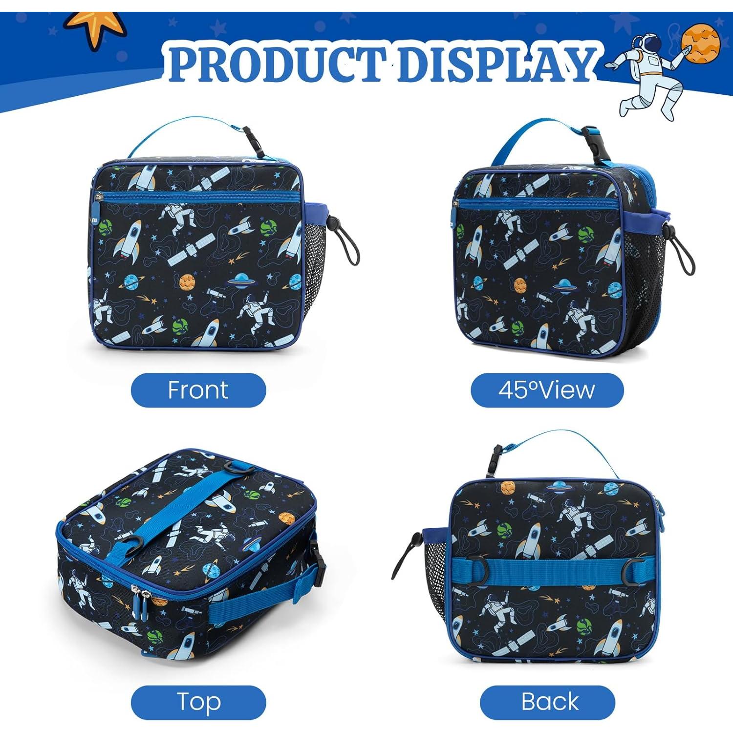 Bolsa de Almuerzo MEXS Astronauta Aislada 6.9L para Niños