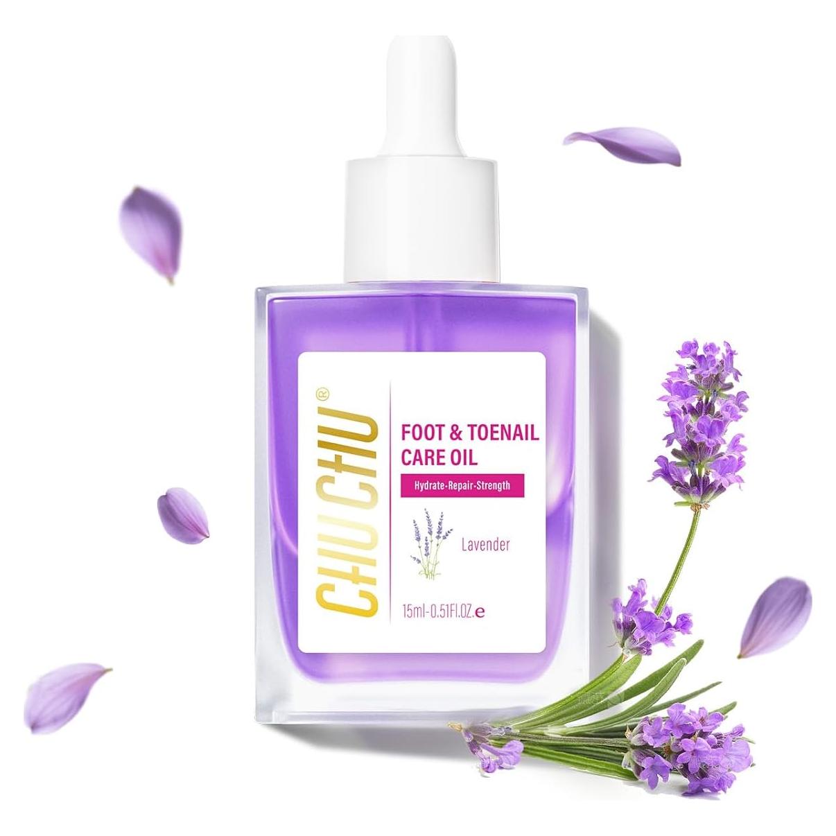 Aceite Reparador para Pies Secos y Agrietados - Aroma Lavanda