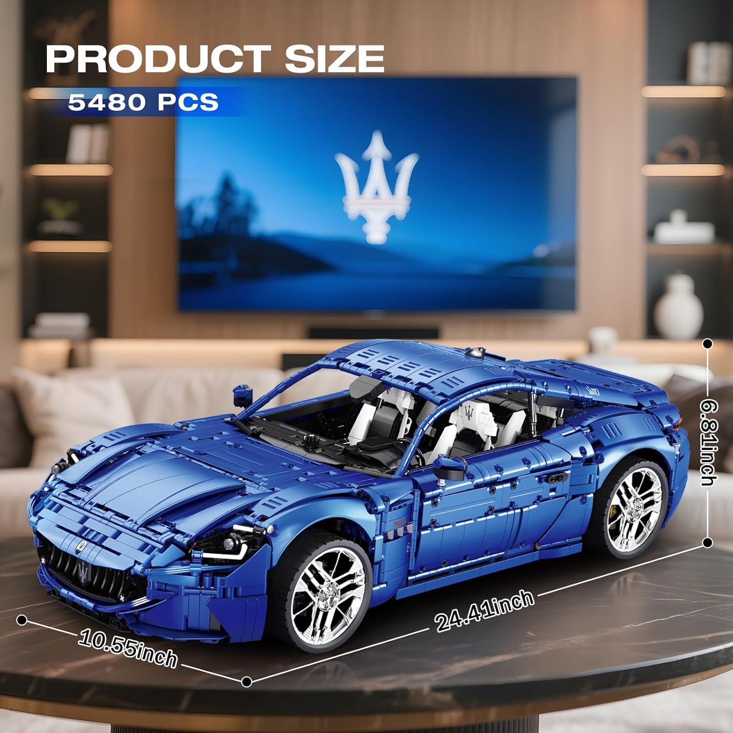 Juego de Bloques de Construcción Coche Deportivo Reobrix 11010 5480 Piezas