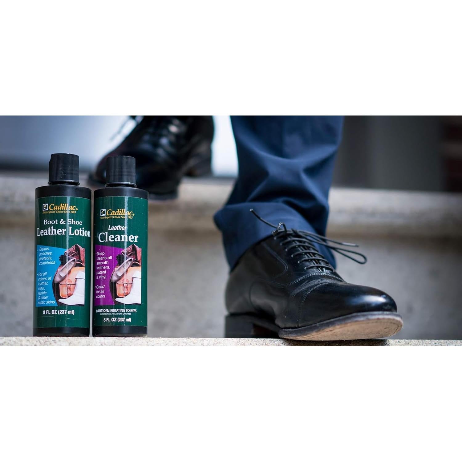 Loción de Cuero Cadillac 255g - Limpia, Acondiciona y Protege