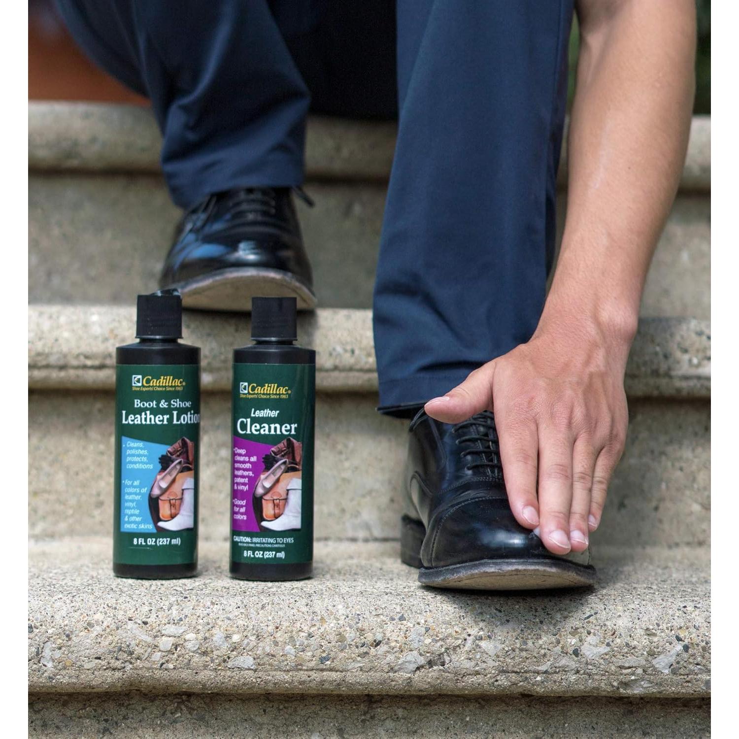 Loción de Cuero Cadillac 255g - Limpia, Acondiciona y Protege
