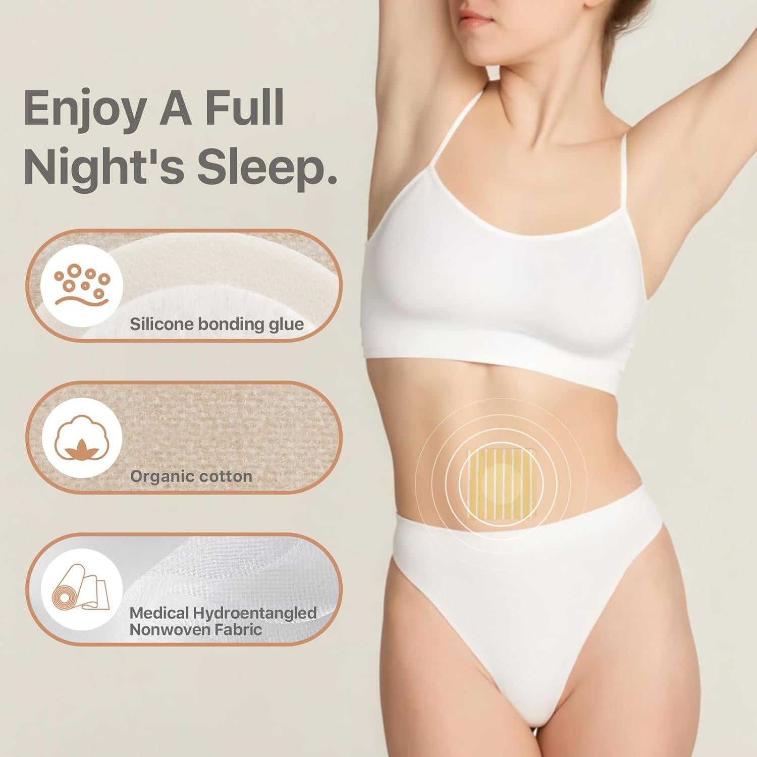 20 Parches de Aceite de Ricino de Silicona SUERAN - Higiénicos