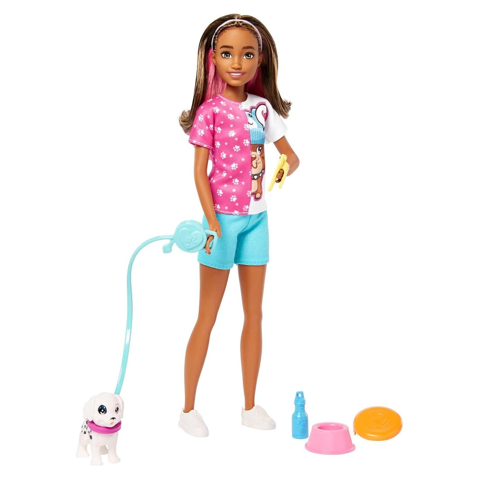 Muñeca Barbie Skipper Cuidadora de Perros con Accesorios