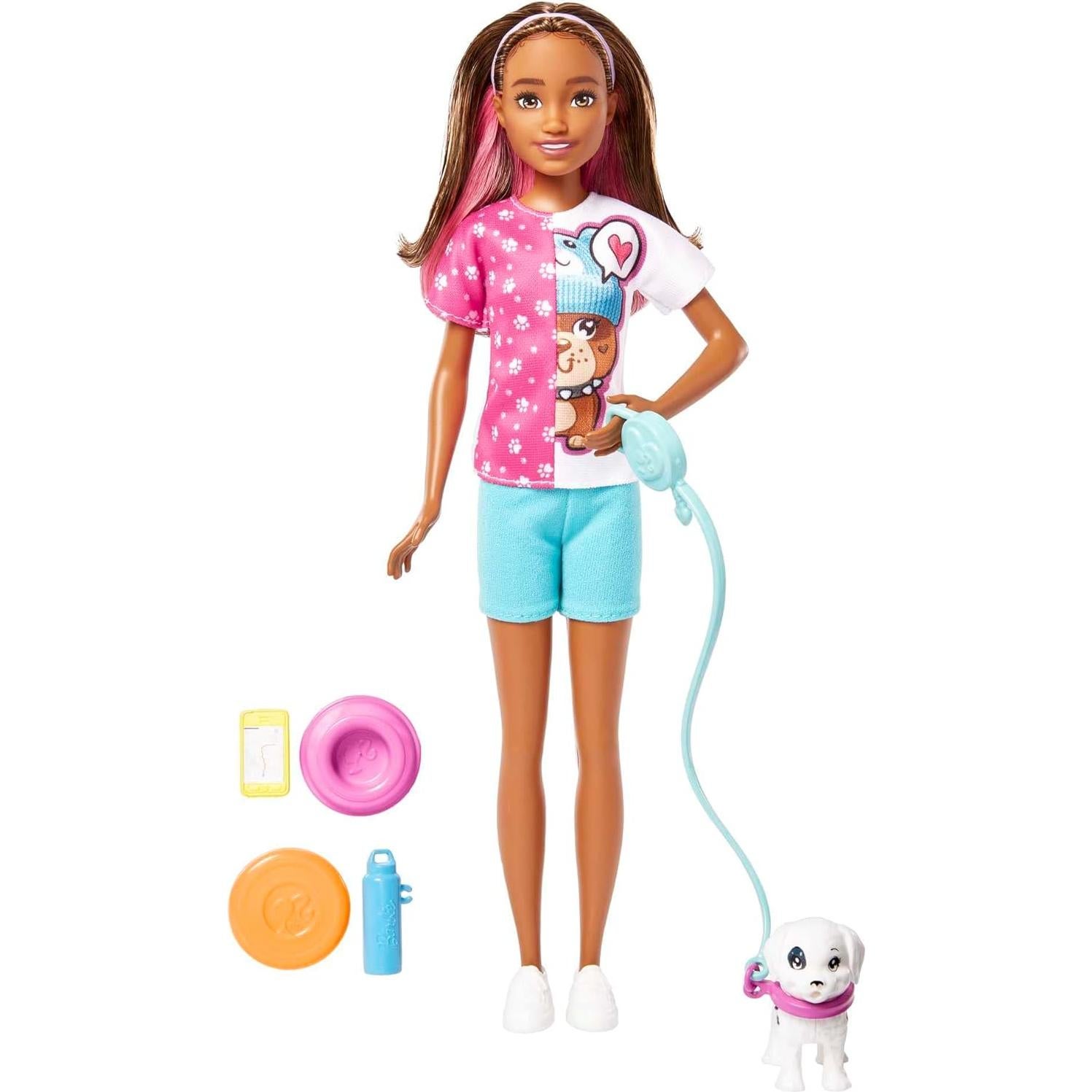 Muñeca Barbie Skipper Cuidadora de Perros con Accesorios