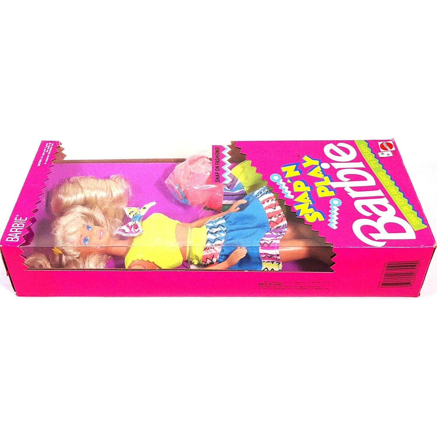 Muñeca Barbie Snap'N Play Mattel 29.2 cm 1991