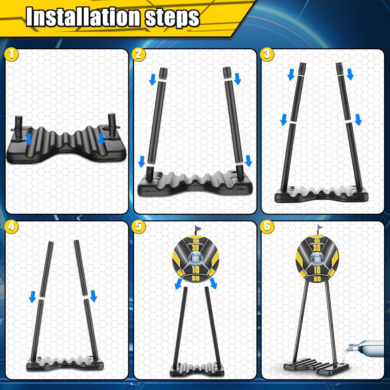 Set de Arco y Flecha LED TIGTECGAME con 20 Flechas y Objetivo