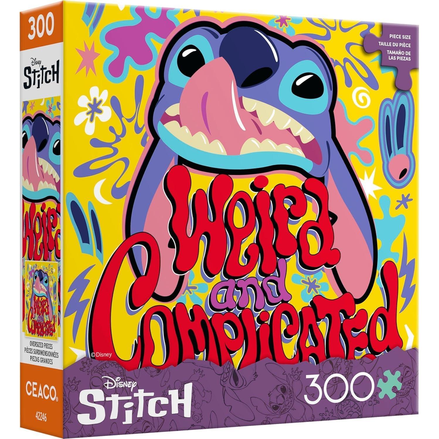Rompecabezas Disney Ceaco Stitch Piezas Grandes 419g 48.3cm