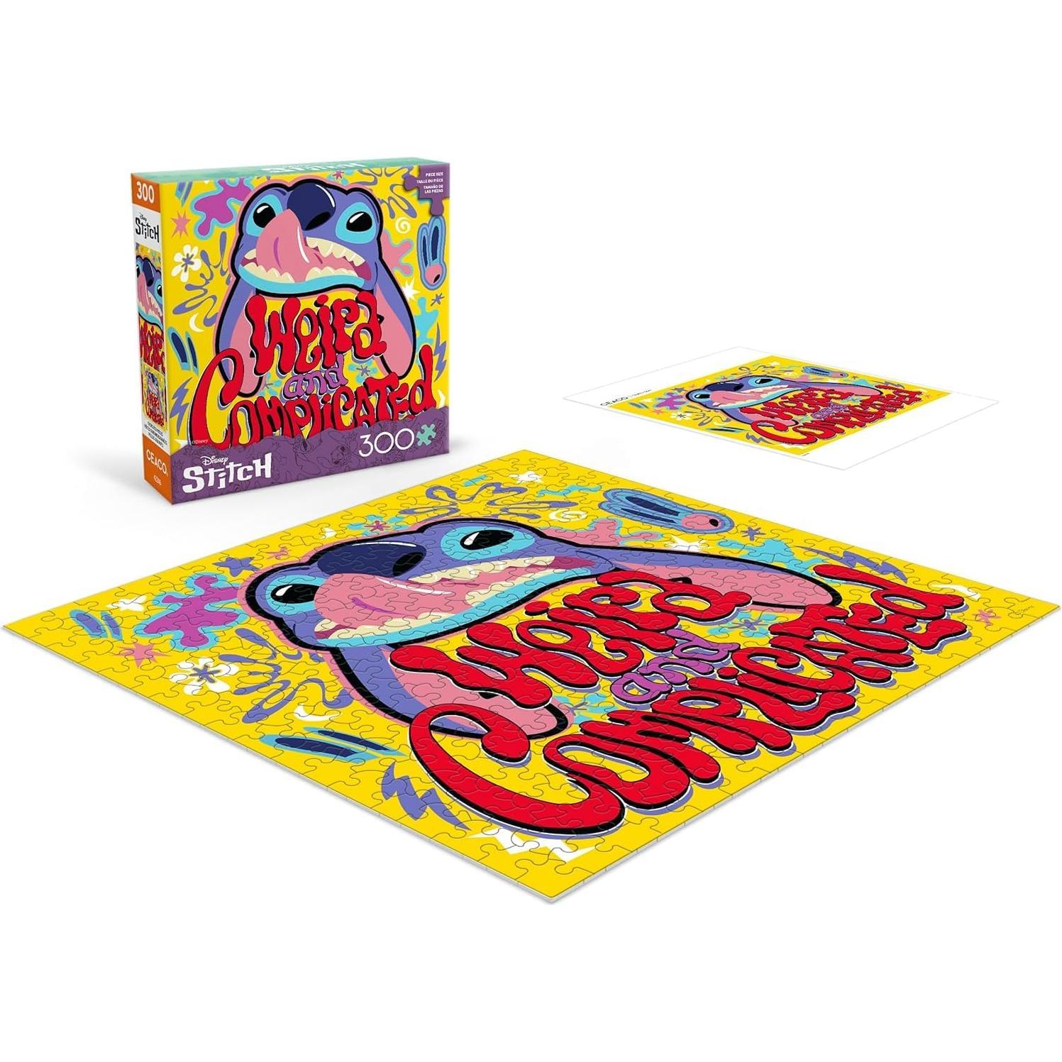 Rompecabezas Disney Ceaco Stitch Piezas Grandes 419g 48.3cm