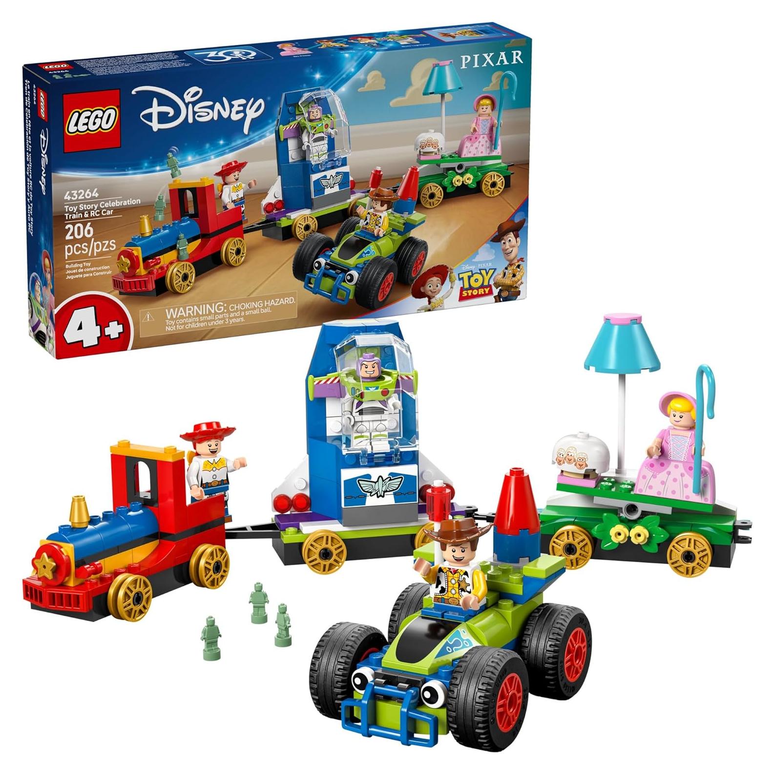 LEGO Celebración Disney Toy Story Tren y Coche RC 206 Piezas