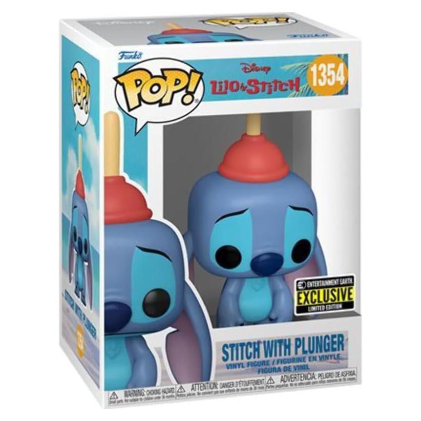 Figura de Vinilo Funko Pop! Disney Stitch con Desatascador 9.5 cm