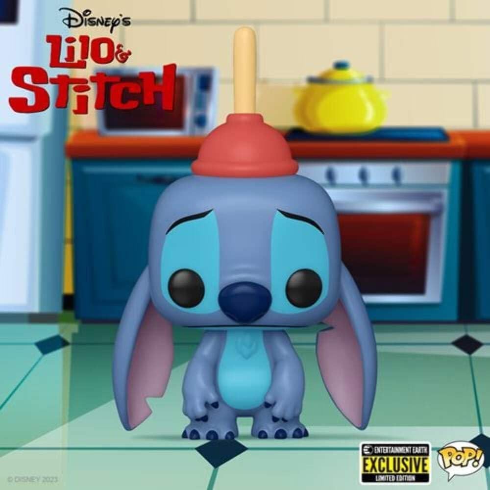 Figura de Vinilo Funko Pop! Disney Stitch con Desatascador 9.5 cm