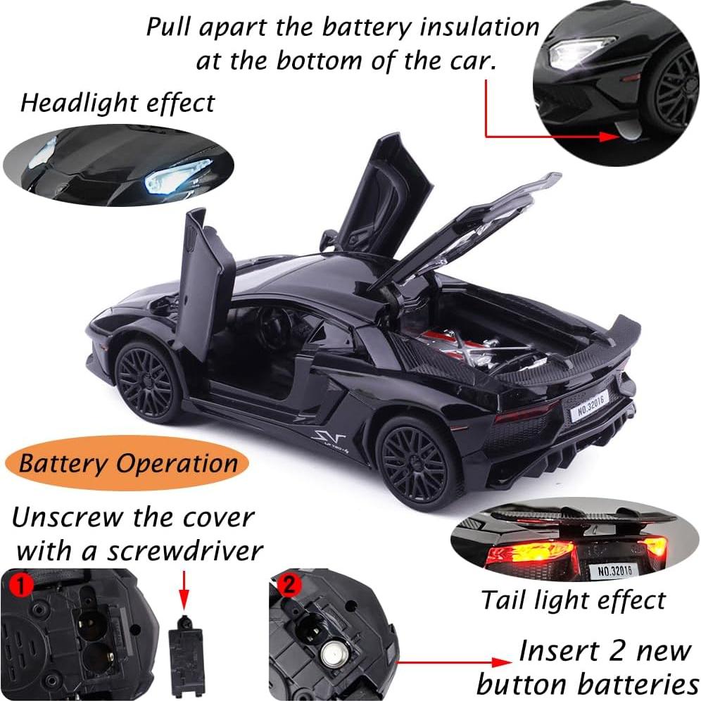 Coche de Juguete Aventador LP750-4 Pariser 1:32 con Sonido