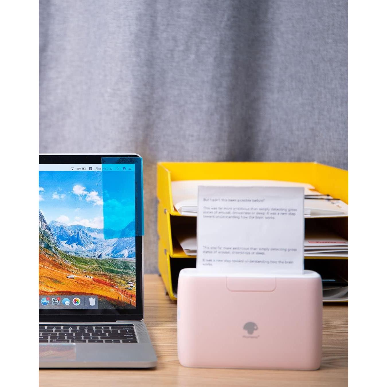 Papel Térmico No Adhesivo Phomemo 110mm 3 Rollos Blanco