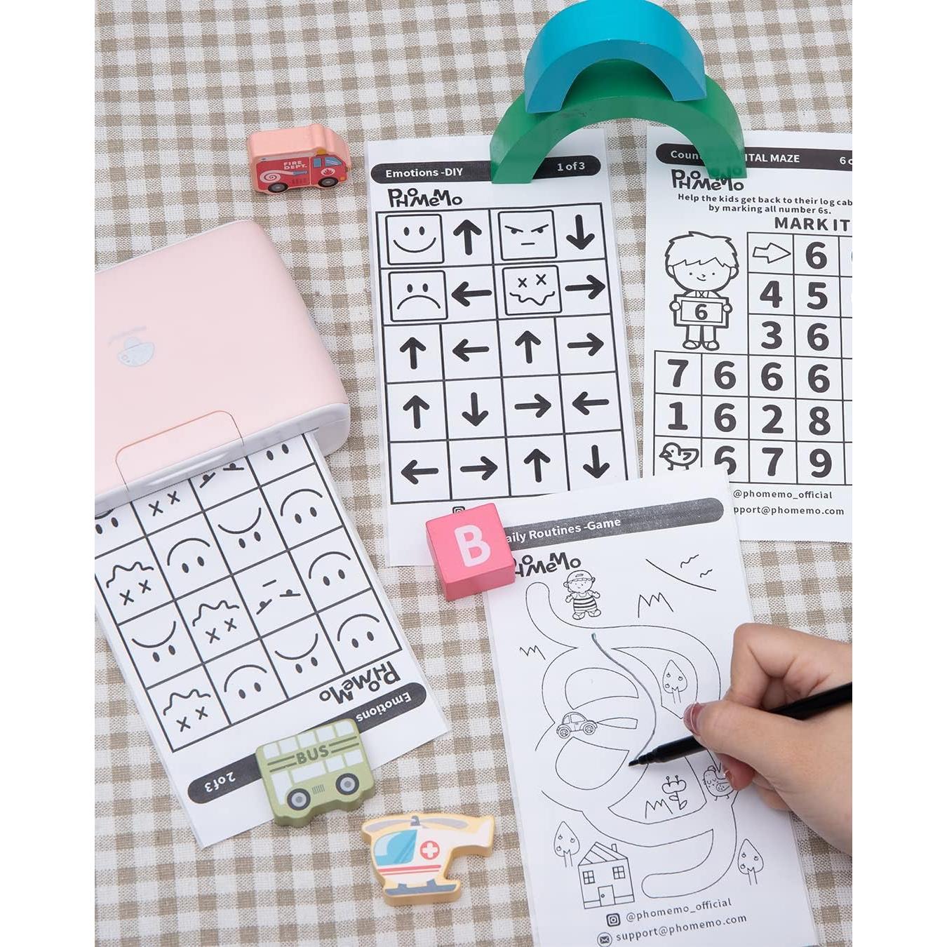 Papel Térmico No Adhesivo Phomemo 110mm 3 Rollos Blanco