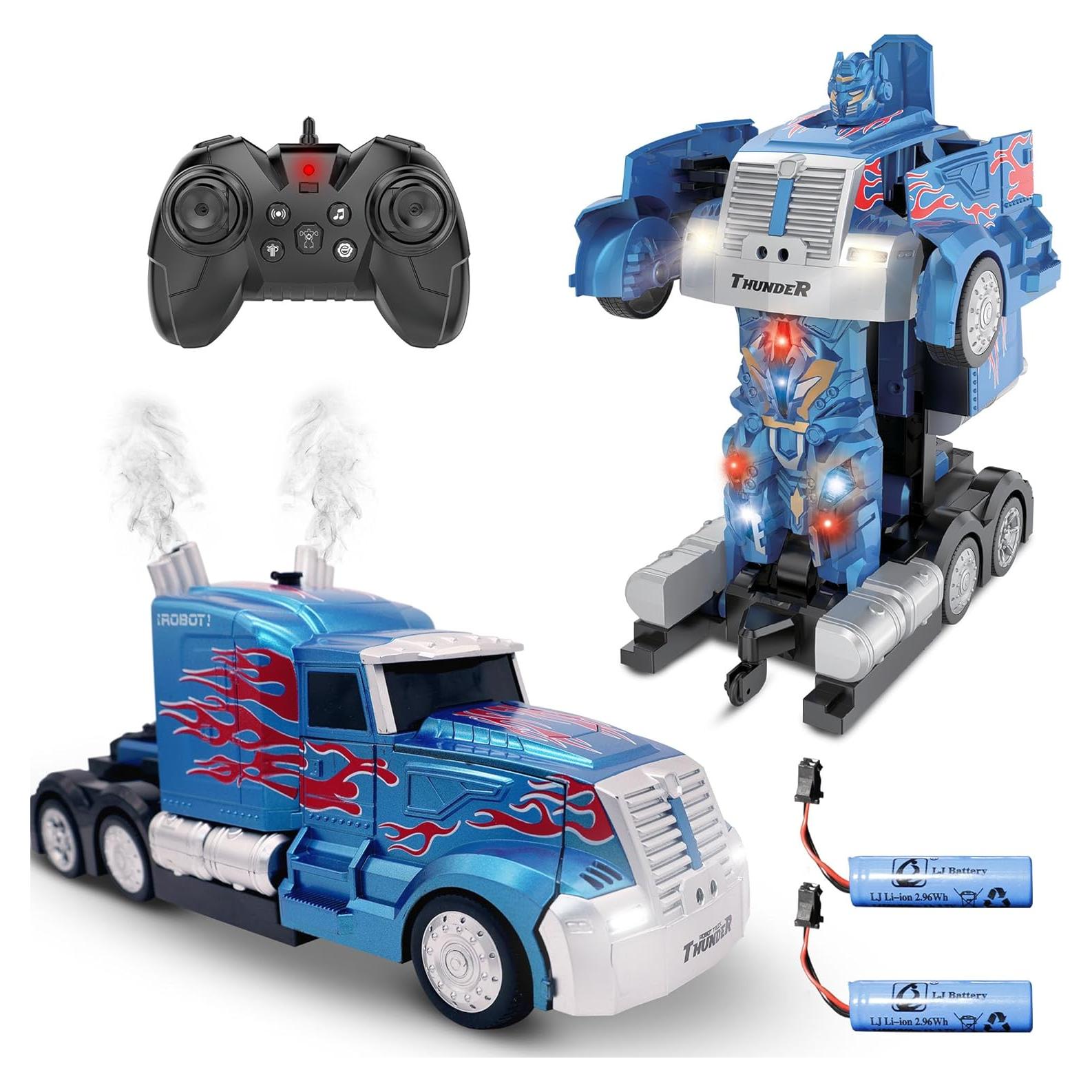 Coche Robot Transformador RC Family Smiles 2 Baterías 8-13 Años