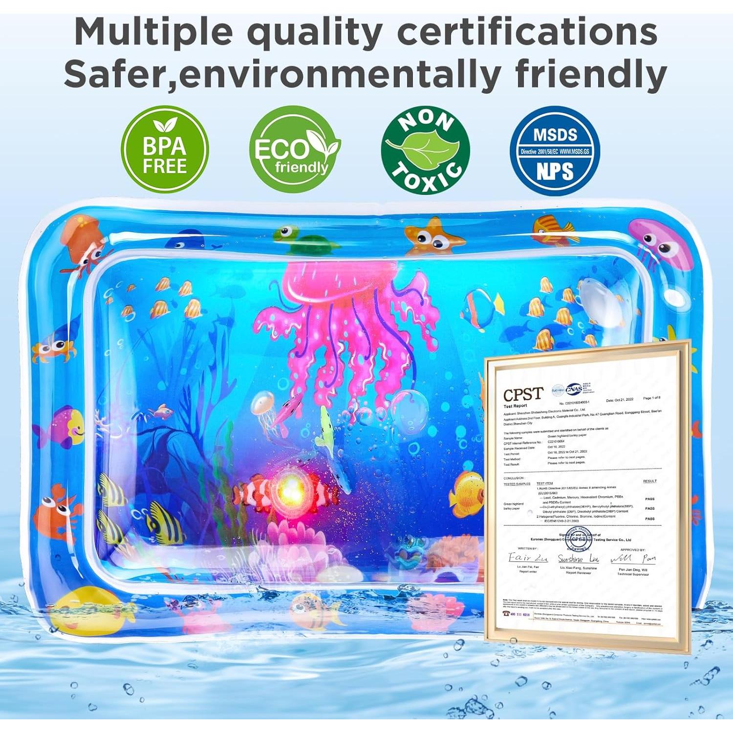 Tapete de Agua para Gatos Dongguan C01 Iluminado Antirayaduras