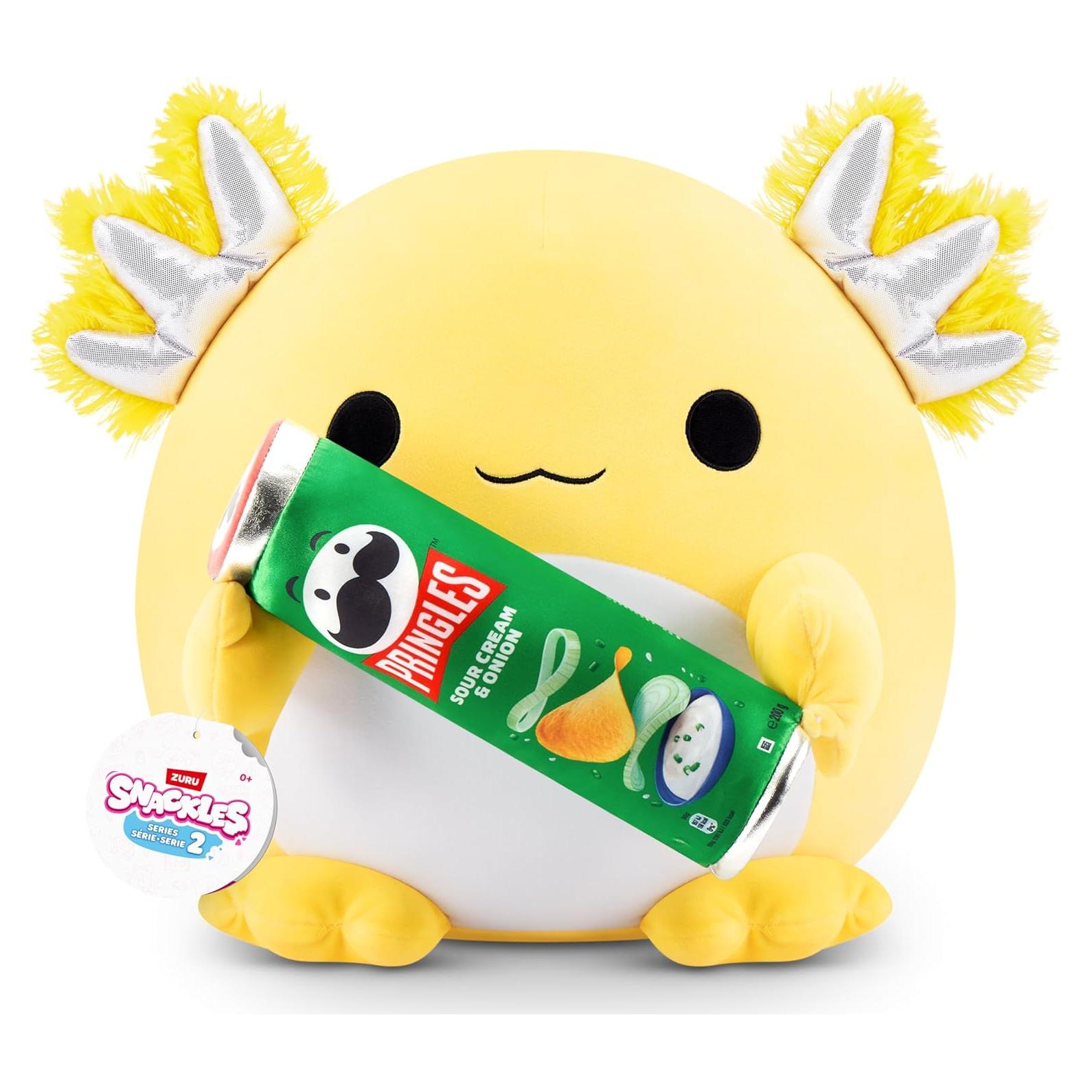 Snackles ZURU Peluche 35.56 cm Axolotl Pringles