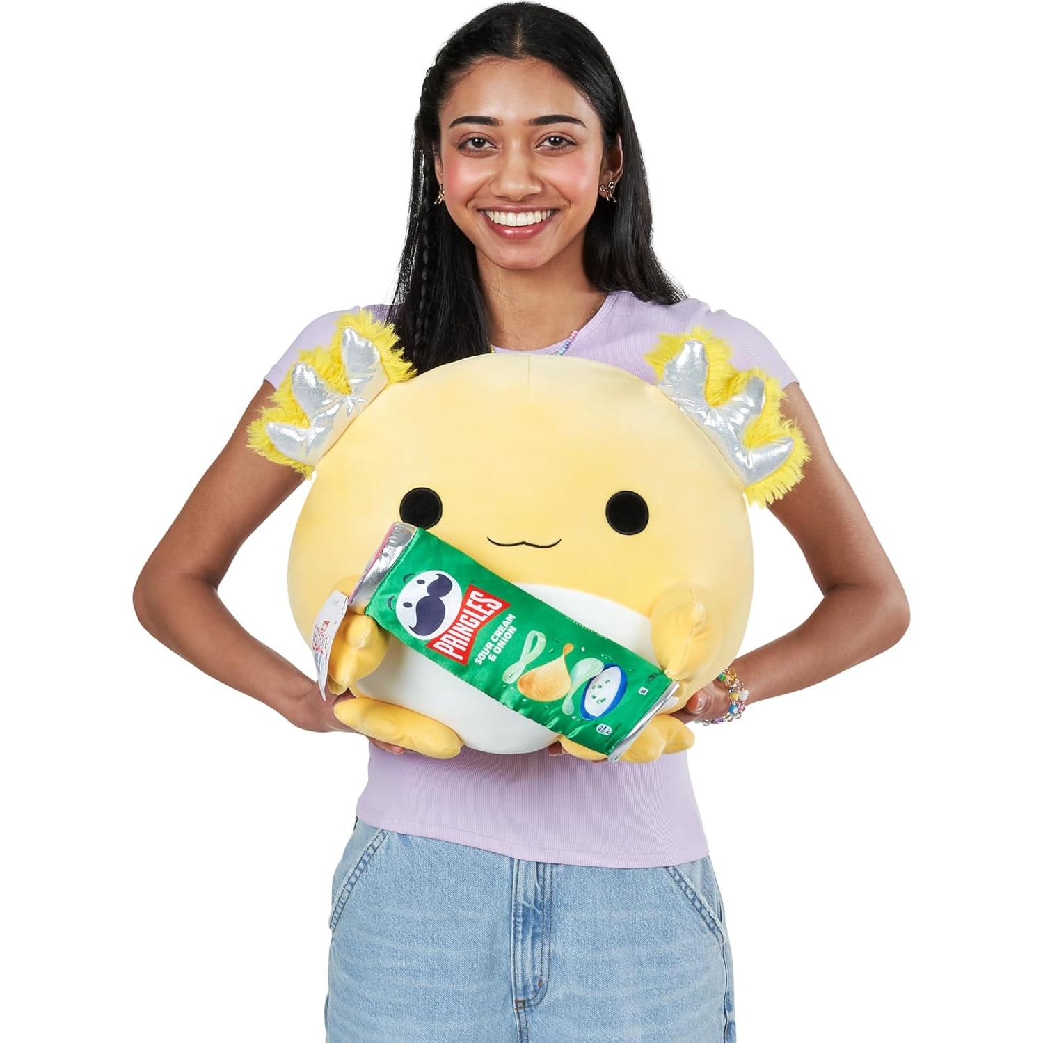 Snackles ZURU Peluche 35.56 cm Axolotl Pringles