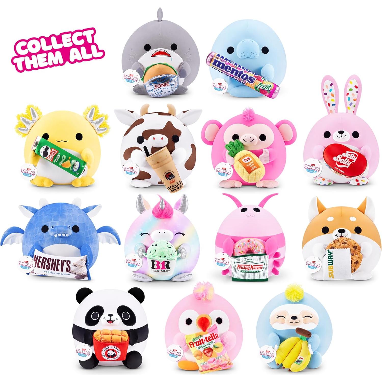 Snackles ZURU Peluche 35.56 cm Axolotl Pringles