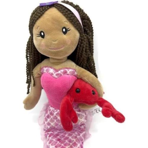 Muñeca Sirena The Petting Zoo 43 cm con Langosta Peluche 5 cm