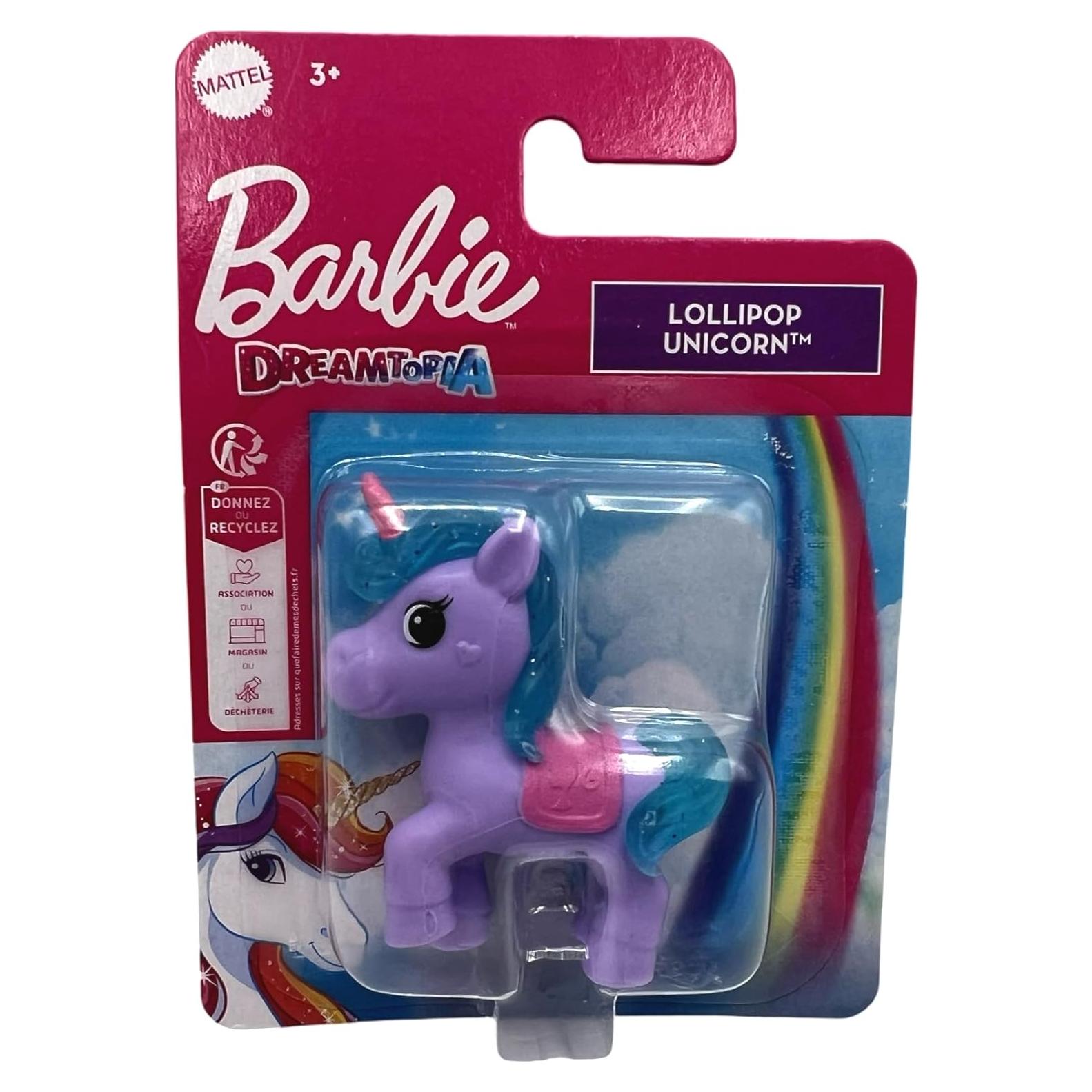 Figurita Unicornio Lollipop Barbie Dreamtopia 5cm